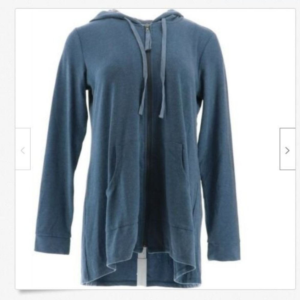 LOGO by Lori Goldstein Brushed Jersey Hoodie 2603